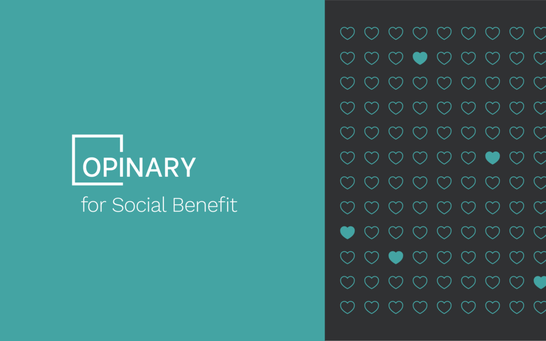Opinary for Social Benefit