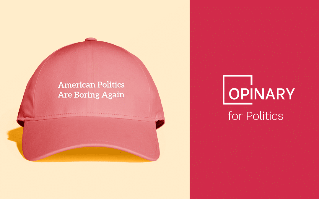 American Politics Are Boring Again: audience engagement in a post-Trump world